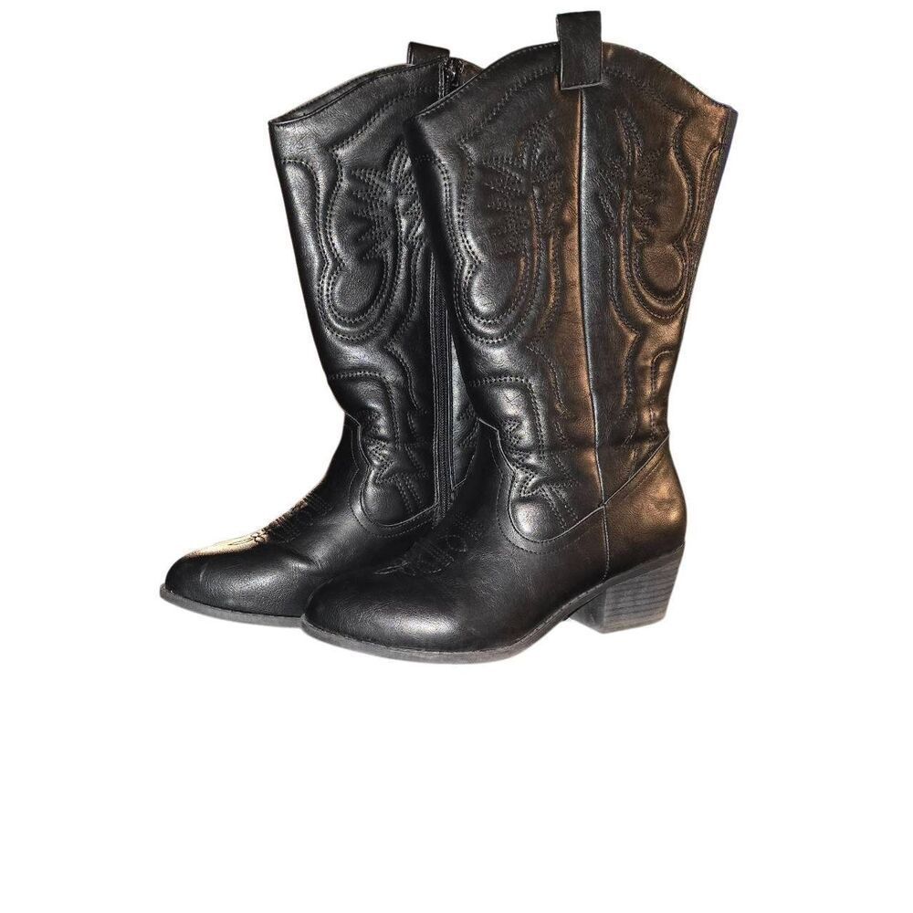 torrid Black Western Cowboy Heeled Boots